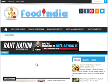 Tablet Screenshot of foodindiablog.com